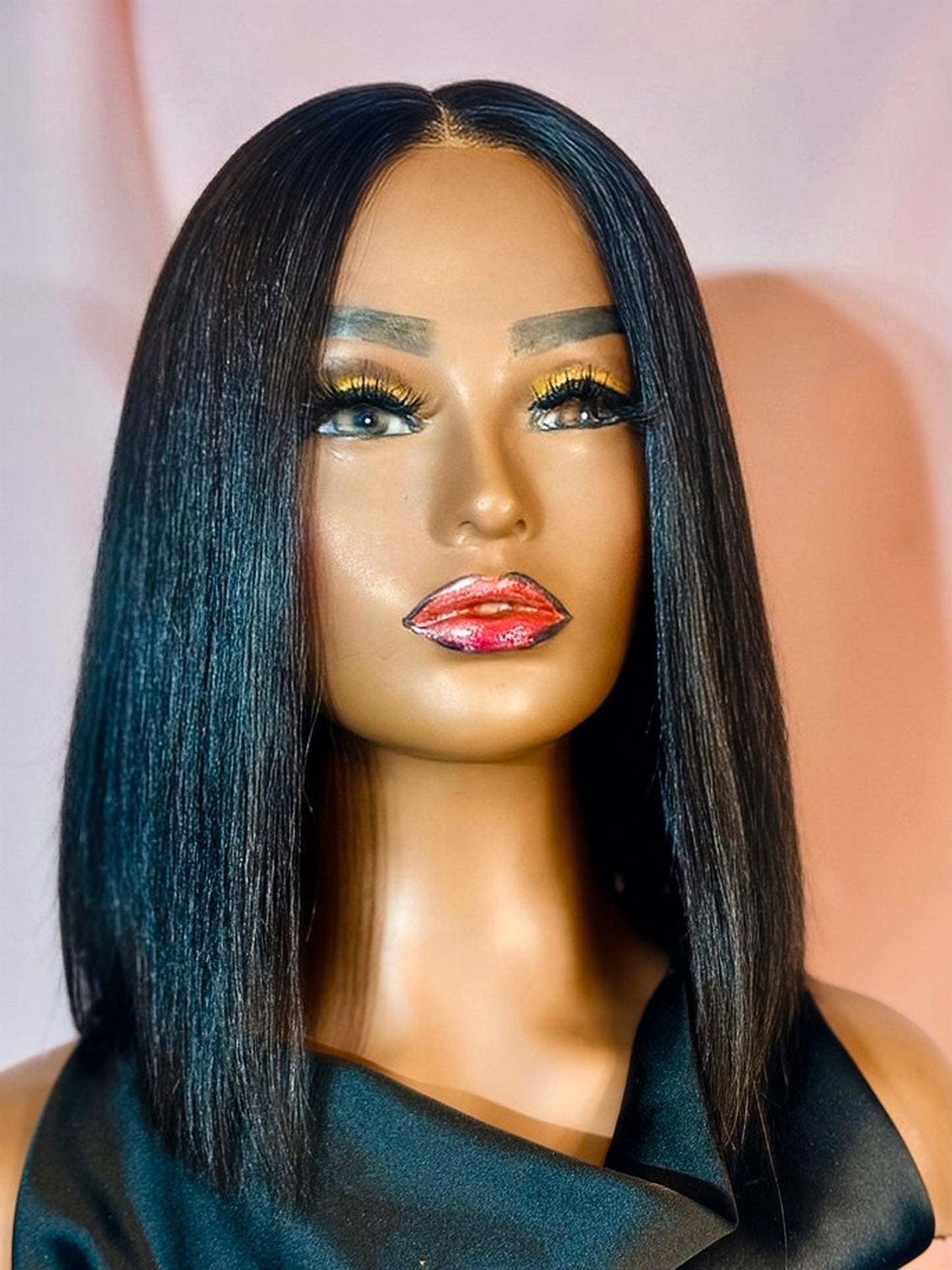 Silky Straight Short Bob Wig – 10 Inches-250 grams | 2x6 HD Lace Closure | Glueless Wig | Black Color| Raw Vietnamese Hair