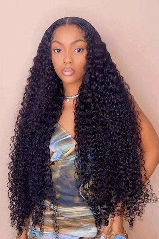 Deep Twist Premium Wig – 26” | 5x5 HD Lace Closure| Glueless Wig | 250 Grams|
