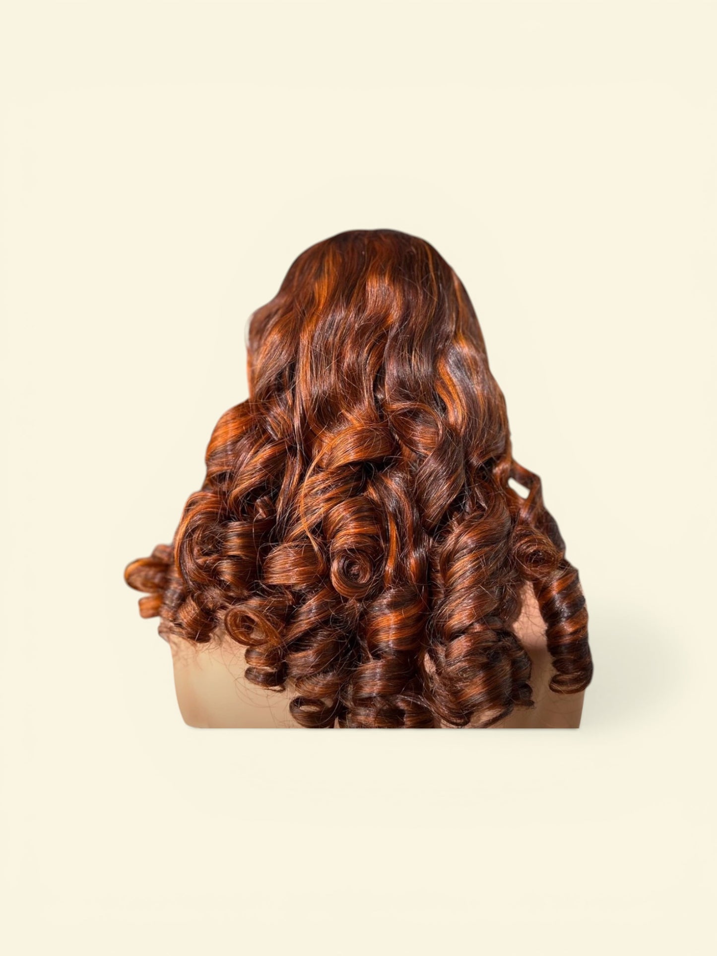 Raw Vietnamese 22” Frontal Wig – 13x4 Bouncy Curly Ombre 350 grams Density