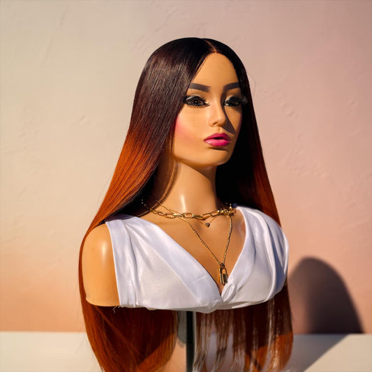 Silky Straight Raw Vietnamese Human Hair Wig | 28 Inches | 2x6 HD Lace Closure | 330 grams Density | Glueless Wig |